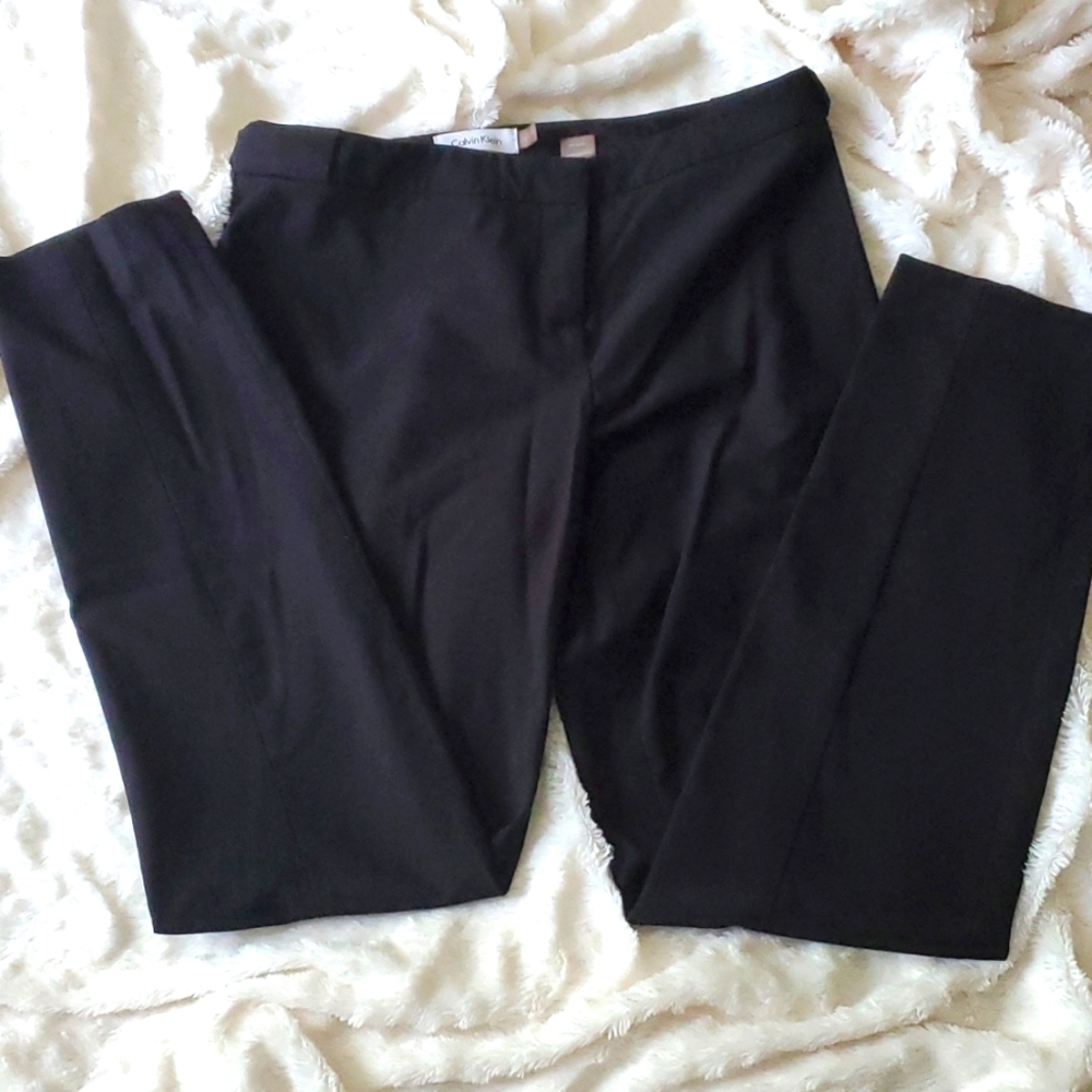 Black Calvin Klein size 2 Highline Dress Pants